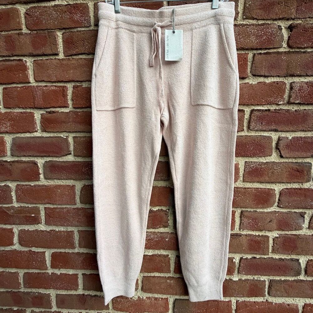Barefoot Dreams CozyChic Ultra Lite Drawstring Waist Jogger Ballet Pink MP NWT